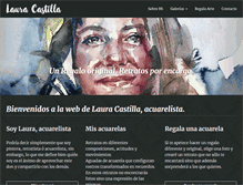 Tablet Screenshot of lauracastilla.com
